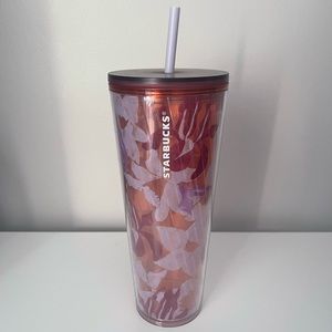 Pink Floral Venti Starbucks Cup